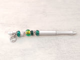 NA Green Bling Pen Gift For Journaling 12 Step Work Writing Narcotics Anonymous