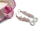 Rose Quartz Earrings Narcotics Anonymous