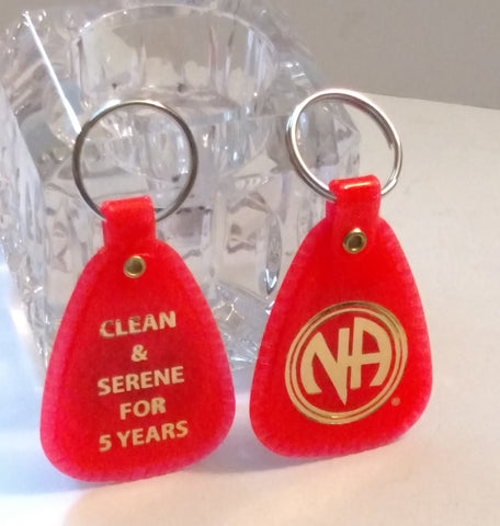 NA 5 Years Clean Keytag Chip - Orange