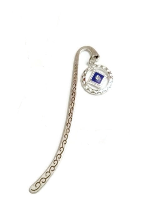 Blue Enamel & Crystal Narcotics Anonymous Bookmark
