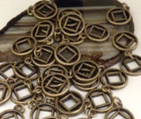 NA Cutout Narcotics Anonymous Charms - BRONZE