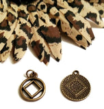 NA Cutout Narcotics Anonymous Charms - BRONZE