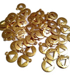 50 Pc AA Charm Blow Out! Irregulars *Drastically Reduced* - Gold Tone