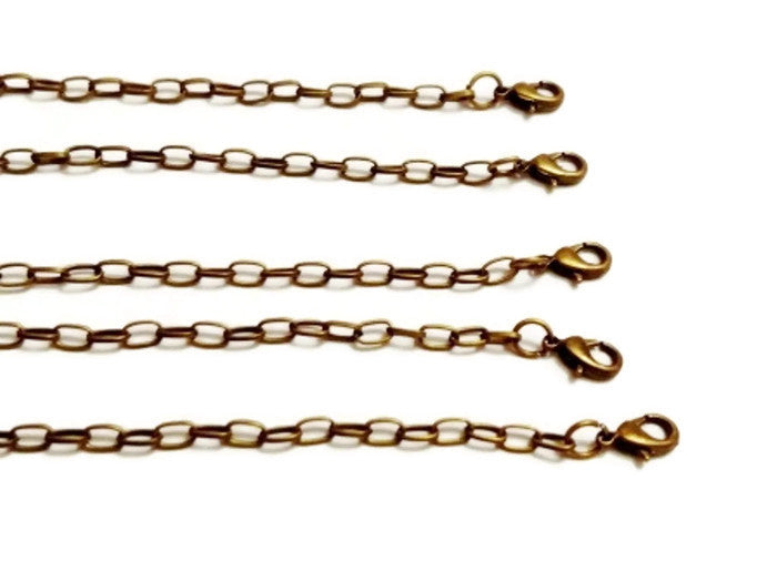 Charm Bracelet For Crafting - 10 Pcs - Bronze