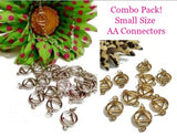 AA Small Connector Charm Pendants - Combo Pack 30 Pcs