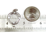 Connector Charms Narcotics Anonymous - Silver Tone - Large