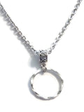 Ready Made Pendant Charm Necklace - Stainless Steel Chain Add Your Own Charms 24 Inch & 30 Inch
