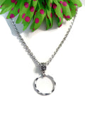 Ready Made Pendant Charm Necklace - Stainless Steel Chain Add Your Own Charms 24 Inch & 30 Inch