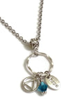Hope Charm Holder Necklace Alcoholics Anonymous