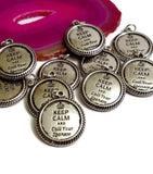 Keep Calm and Call Your Sponsor Pendant Charms