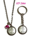 Keep Calm and Call Your Sponsor Pendant Charms