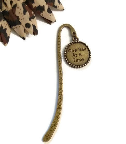 One Day At A Time Bronze Bookmark