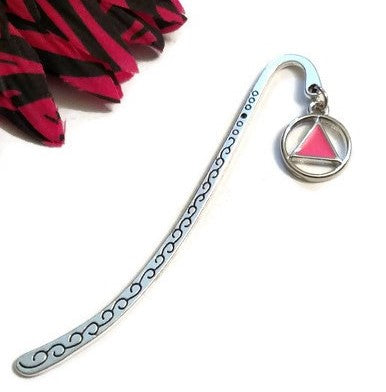 Pink AA Bookmark