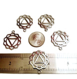 AA Inspired Pendant Charms - Alcoholics Anonymous Ruffled Edge