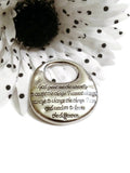 Serenity Prayer Pendant - Large