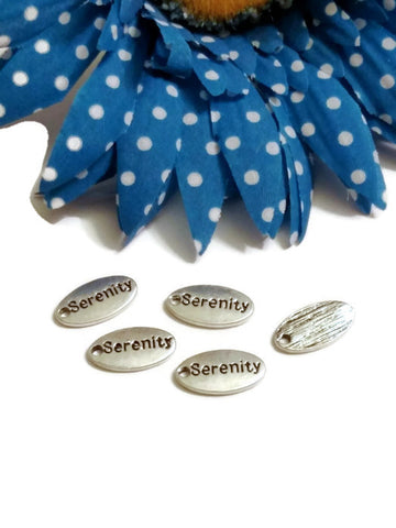 Serenity Charms Small Oval - 10pcs