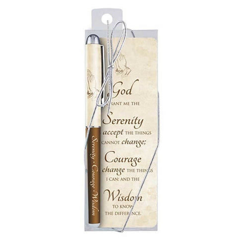 Serenity Prayer Pen & Bookmark Set