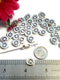 Slide Beads NA Silver Tone Charms - Narcotics Anonymous