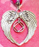 NA Angel Wings Wall Ornament Narcotics Anonymous - Inside Charm