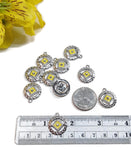NA Yellow Enamel Pendant Charms