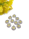 NA Yellow Enamel Pendant Charms