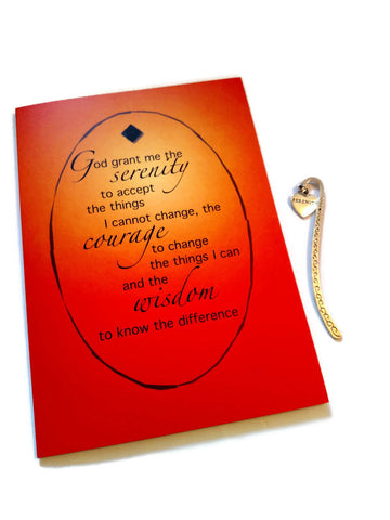 Serenity Prayer Card & Bookmark Set