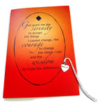 Serenity Prayer Card & Bookmark Set