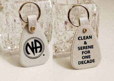 NA 10 Years Clean Keytag Chip - One Decade