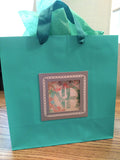 Teal Scroll NA Gift Bag