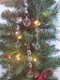AA Set of Tree Ornaments Alcoholics Anonymous Gift - AA Set