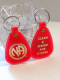 NA 5 Years Clean Keytag Chip - Orange
