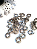 Stainless Steel NA Cutout Charms - SILVER