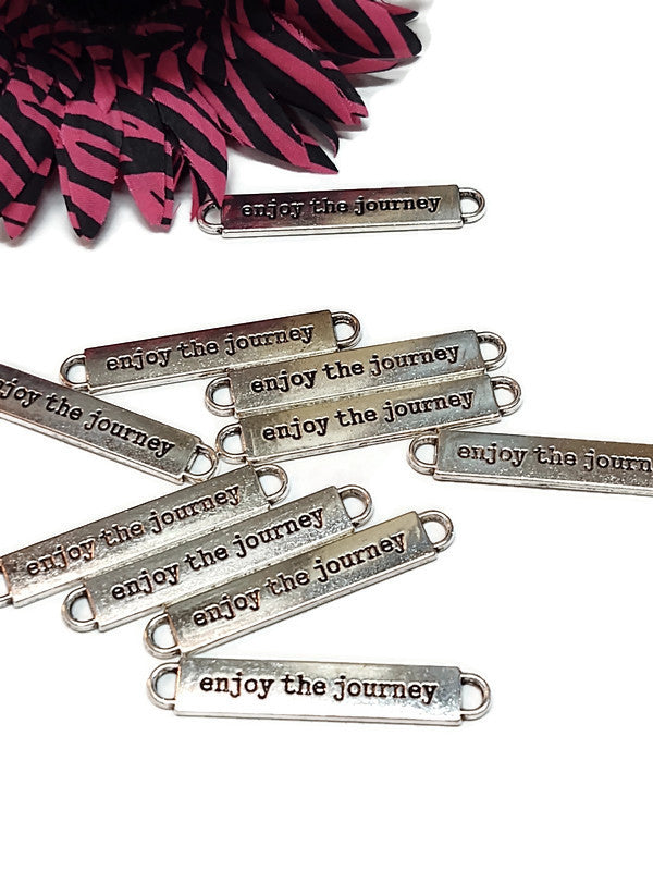 Enjoy The Journey Connectors - 10 Pcs