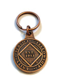 Copper Color Metal Key Chain From Canada - NA