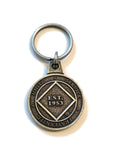 Pewter Color NA Key Chain From Canada - In French