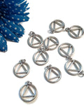 Large Alcoholics Anonymous Pendants - Large 20mm Size