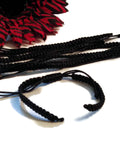 DIY Add A Charm Braided Nylon Friendship Bracelet - 5 Pcs Black
