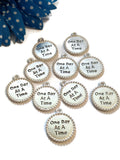 ODAAT One Day At A Time Pendant Charms  - Edged Design