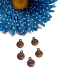 Red Copper Faith Charms