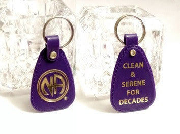 NA Multi Decades Clean Keytag Chip Purple