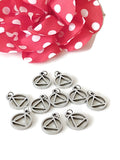 Stainless Steel AA Cutout Charms - SILVER