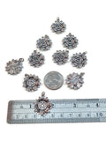AA Flower Pendant Charms - Alcoholics Anonymous