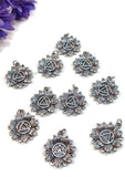 AA Flower Pendant Charms - Alcoholics Anonymous