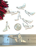 One Step At A Time High Heels Double Sided Pendant Charms