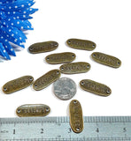 Serenity Connector Charms - Bronze Tone