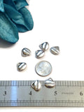Gratitude Recovery Pendant Charms - Silver Tone Oval 10 Pcs