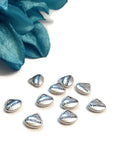 Gratitude Recovery Pendant Charms - Silver Tone Oval 10 Pcs