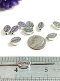 Courage Slide Beads Silver Tone Charms