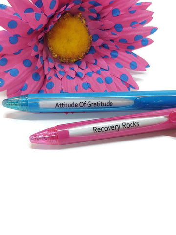 2 Pcs Recovery Pens 12 Step Work Writing Gift
