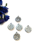 You Are The Master Of Your Own Destiny Pendant Charms - Inspirational 10pcs